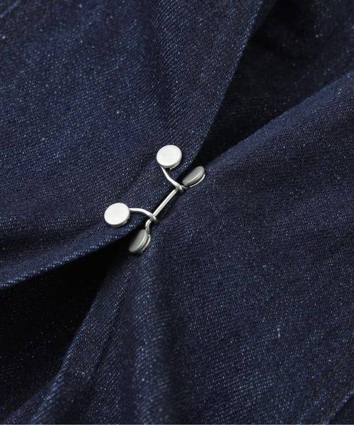 ROSE BUD（ローズバッド）の「DENIM TUCK COMBINASON（つなぎ/オールインワン・レディース・ネイビー/ブルー・S/M）」の9枚目の写真