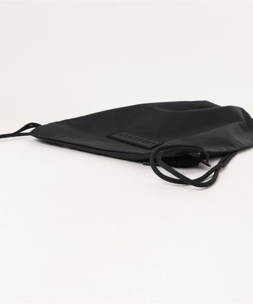 HUNTER（ハンター）の「トラベル ドローストリング バックパック トート（バックパック/リュック・レディース・ブラック・ONE SIZE）」の6枚目の写真