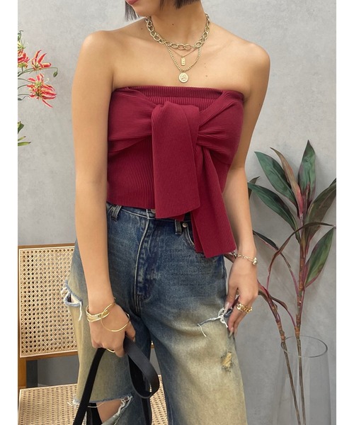 EVRIS（エヴリス）の「カットアウトワイドデニムパンツ（デニムパンツ・レディース・インディゴブルー/ライトブルー・MEDIUM/SMALL）」の7枚目の写真