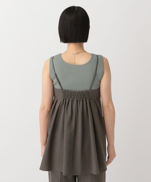 A part by（アパートバイ）の「リネンライクキャミソール（キャミソール・レディース・ライトグリーン/チャコールグレー/ライトベージュ・FREE）」の17枚目の写真