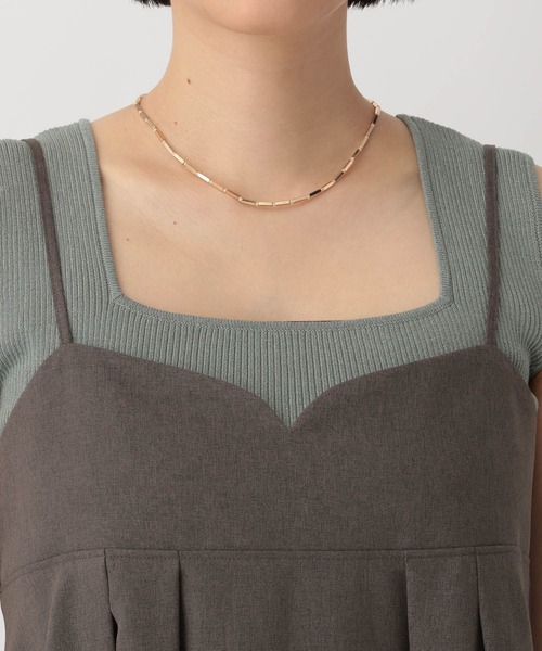 A part by（アパートバイ）の「リネンライクキャミソール（キャミソール・レディース・ライトグリーン/チャコールグレー/ライトベージュ・FREE）」の16枚目の写真