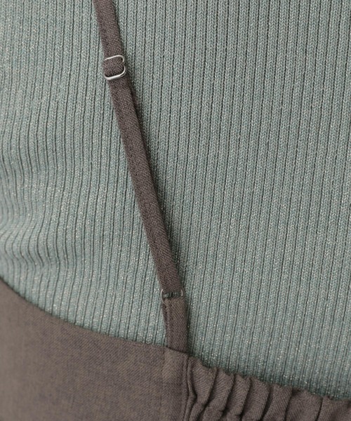 A part by（アパートバイ）の「リネンライクキャミソール（キャミソール・レディース・ライトグリーン/チャコールグレー/ライトベージュ・FREE）」の13枚目の写真