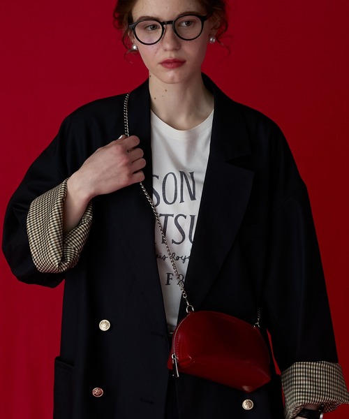 BONLECILL Marche(ボンルシールマルシェ)の「【BONLECILL Marche】《ショルダーポーチ付き》ワンハンドル バケットショルダーバッグ(ショルダーバッグ・レディース・ブラック/ブラウン/レッド/キャメル・FREE)」の6枚目の写真