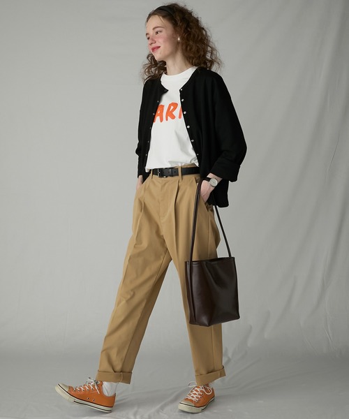 BONLECILL Marche(ボンルシールマルシェ)の「【BONLECILL Marche】《ショルダーポーチ付き》ワンハンドル バケットショルダーバッグ(ショルダーバッグ・レディース・ブラック/ブラウン/レッド/キャメル・FREE)」の9枚目の写真