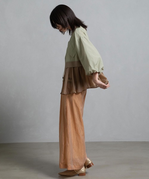 MARECHAL TERRE マルシャルテル　ミリタリーバルーンスリーブブルゾン セール】ミリタリーバルーンスリーブブルゾン（ブルゾン）｜MARECHAL