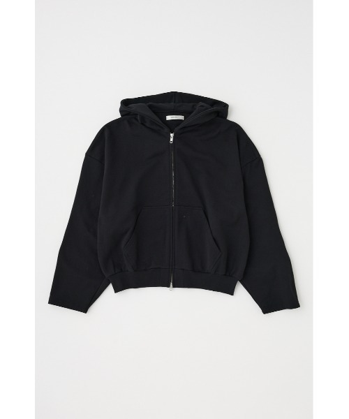 MOUSSY(マウジー)の「ZIP UP フ―ディー(スウェット・レディース・杢グレー/ブラック・FREE)」の6枚目の写真
