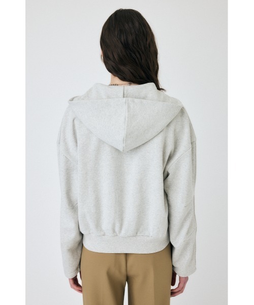 MOUSSY(マウジー)の「ZIP UP フ―ディー(スウェット・レディース・杢グレー/ブラック・FREE)」の15枚目の写真