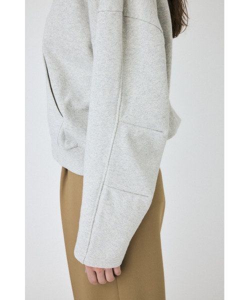 MOUSSY(マウジー)の「ZIP UP フ―ディー(スウェット・レディース・杢グレー/ブラック・FREE)」の19枚目の写真