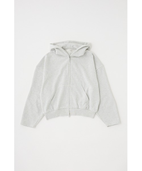 MOUSSY(マウジー)の「ZIP UP フ―ディー(スウェット・レディース・杢グレー/ブラック・FREE)」の20枚目の写真