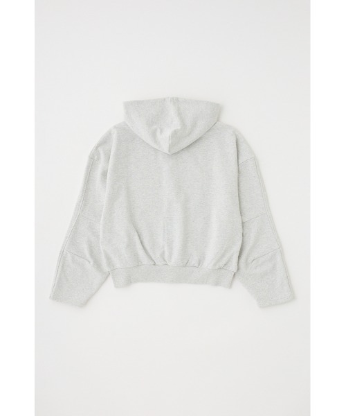 MOUSSY(マウジー)の「ZIP UP フ―ディー(スウェット・レディース・杢グレー/ブラック・FREE)」の21枚目の写真