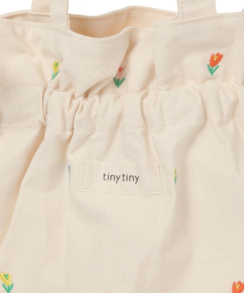 刺繍リボントートバッグ[tiny tiny(ティニーティニー)]（トート