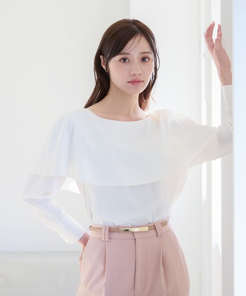 Andemiu(アンデミュウ)の「オフショルブラウス325564(シャツ/ブラウス・レディース・ブラック/オフホワイト/ブルー・FREE)」の2枚目の写真