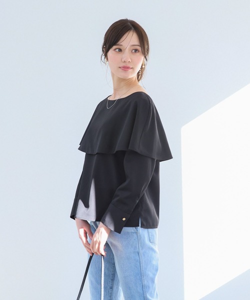 Andemiu(アンデミュウ)の「オフショルブラウス325564(シャツ/ブラウス・レディース・ブラック/オフホワイト/ブルー・FREE)」の13枚目の写真