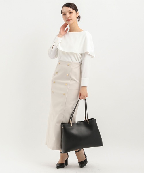 Andemiu(アンデミュウ)の「オフショルブラウス325564(シャツ/ブラウス・レディース・ブラック/オフホワイト/ブルー・FREE)」の14枚目の写真