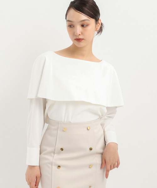 Andemiu(アンデミュウ)の「オフショルブラウス325564(シャツ/ブラウス・レディース・ブラック/オフホワイト/ブルー・FREE)」の17枚目の写真