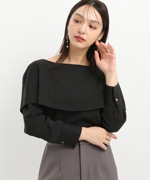 Andemiu(アンデミュウ)の「オフショルブラウス325564(シャツ/ブラウス・レディース・ブラック/オフホワイト/ブルー・FREE)」の19枚目の写真