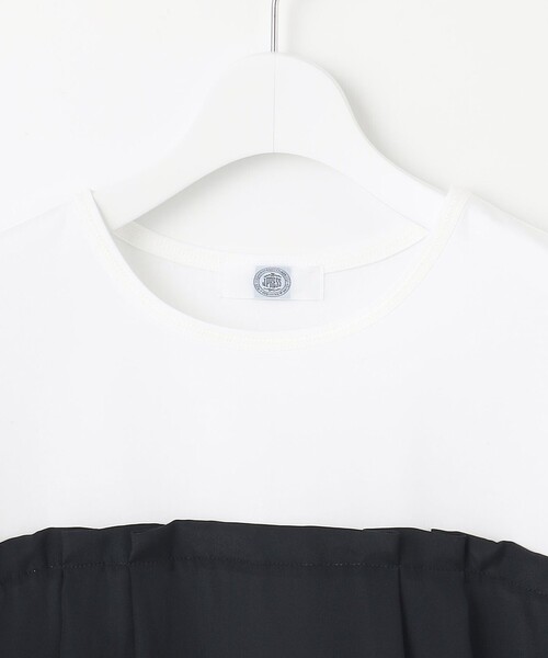 J.PRESS（ジェイプレス）の「【洗える】ドッキングジャージー ビスチェライク プルオーバー（Tシャツ/カットソー・レディース・ブラック系1/ライトグレー系2/ベージュ系1・MEDIUM/LARGE）」の15枚目の写真