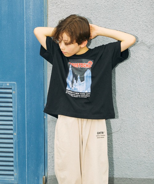 BOOSTOCK（ブーストック）の「BOOSTOCK/ブーストック NEWYORK Tシャツ（Tシャツ/カットソー・キッズ・ブラック/ホワイト・M/L/XL）」の2枚目の写真