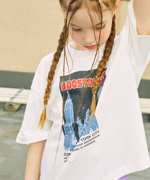 BOOSTOCK（ブーストック）の「BOOSTOCK/ブーストック NEWYORK Tシャツ（Tシャツ/カットソー・キッズ・ブラック/ホワイト・M/L/XL）」の14枚目の写真