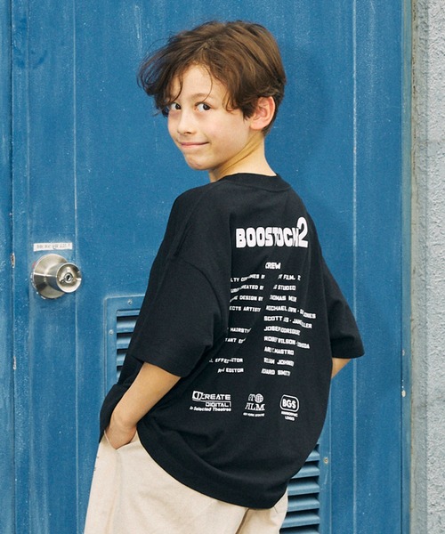 BOOSTOCK（ブーストック）の「BOOSTOCK/ブーストック NEWYORK Tシャツ（Tシャツ/カットソー・キッズ・ブラック/ホワイト・M/L/XL）」の19枚目の写真