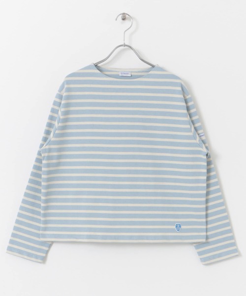ORCIVAL(オーシバル)の「ORCIVAL CREW NECK LONG-SLEEVE PULLOVER(Tシャツ/カットソー・レディース・インディゴブルー/ピンク/ライトブルー/グレー系その他・1)」の7枚目の写真