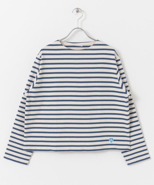 ORCIVAL(オーシバル)の「ORCIVAL CREW NECK LONG-SLEEVE PULLOVER(Tシャツ/カットソー・レディース・インディゴブルー/ピンク/ライトブルー/グレー系その他・1)」の9枚目の写真