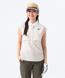 BEAMS GOLF ベージュ　ポロシャツ BEAMS GOLF ビームスゴルフ 2022年モデル 半袖ポロシャツ シア