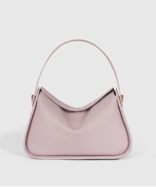 NiiNa（ニーナ）の「【 NiiNa / ニーナ 】高品質牛革  2way  ワンハンドル スクエアフォルム レザーバッグ（ショルダーバッグ・レディース・ピンク/ベージュ/ブラック・FREE）」の5枚目の写真