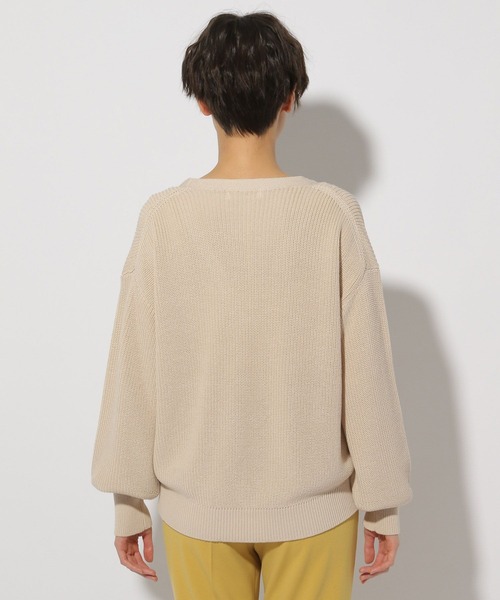 Elura（エルーラ）の「リネンライクジップカーディガン／291211（カーディガン/ボレロ・レディース・ブラック/ブラウン系その他/オフホワイト/オレンジ・FREE）」の6枚目の写真