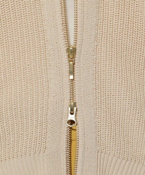 Elura（エルーラ）の「リネンライクジップカーディガン／291211（カーディガン/ボレロ・レディース・ブラック/ブラウン系その他/オフホワイト/オレンジ・FREE）」の12枚目の写真