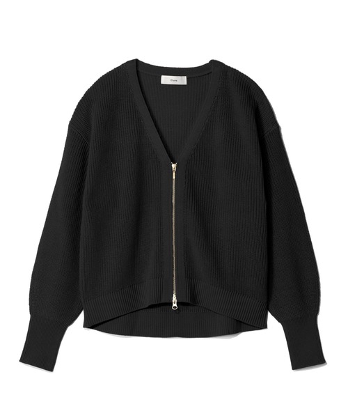 Elura（エルーラ）の「リネンライクジップカーディガン／291211（カーディガン/ボレロ・レディース・ブラック/ブラウン系その他/オフホワイト/オレンジ・FREE）」の19枚目の写真