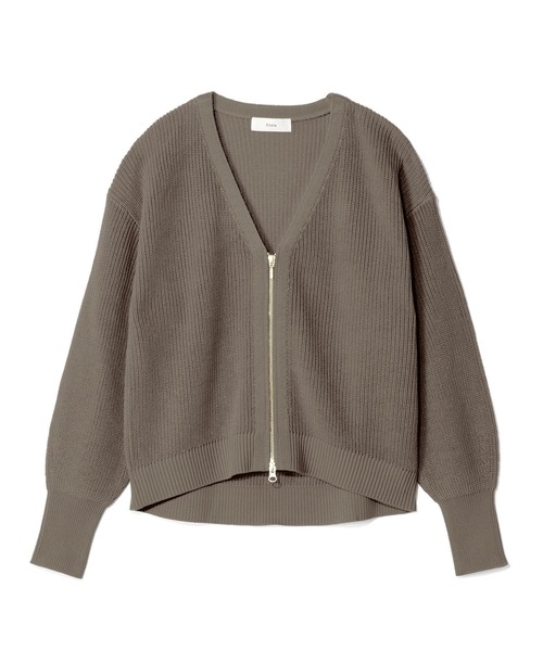 Elura（エルーラ）の「リネンライクジップカーディガン／291211（カーディガン/ボレロ・レディース・ブラック/ブラウン系その他/オフホワイト/オレンジ・FREE）」の20枚目の写真