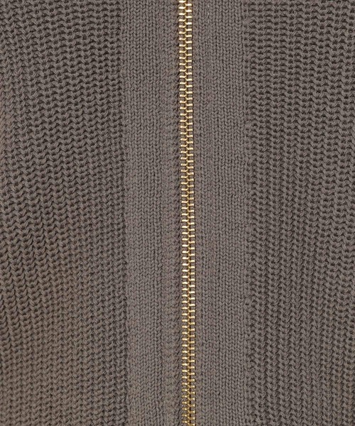 Elura（エルーラ）の「リネンライクジップカーディガン／291211（カーディガン/ボレロ・レディース・ブラック/ブラウン系その他/オフホワイト/オレンジ・FREE）」の16枚目の写真