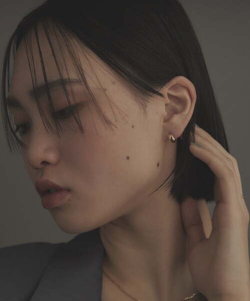 K10ドームフープピアス（ピアス（両耳用））｜COCOSHNIK（ココシュ