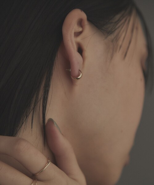 K10ドームフープピアス（ピアス（両耳用））｜COCOSHNIK（ココシュ