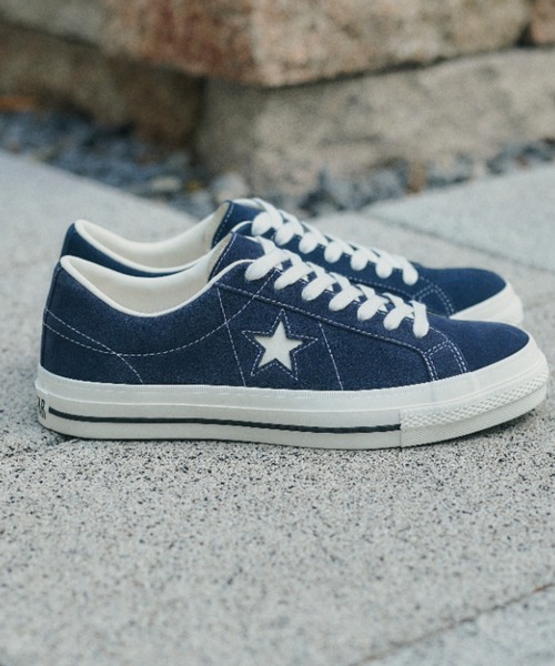 CONVERSE(コンバース)の「ONE STAR SUEDE 35200862(スニーカー・メンズ・ブルー・4h/5/5h/6h/7/7h/8/8h/9/9h/10h/4)」の7枚目の写真