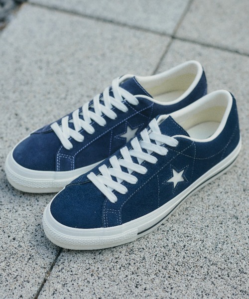 CONVERSE(コンバース)の「ONE STAR SUEDE 35200862(スニーカー・メンズ・ブルー・4h/5/5h/6h/7/7h/8/8h/9/9h/10h/4)」の9枚目の写真