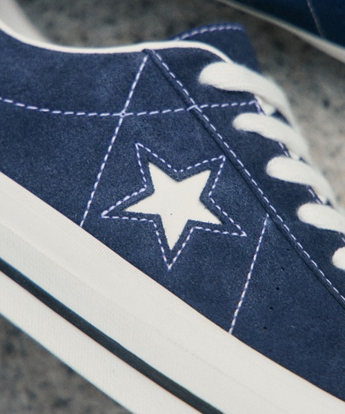 CONVERSE(コンバース)の「ONE STAR SUEDE 35200862(スニーカー・メンズ・ブルー・4h/5/5h/6h/7/7h/8/8h/9/9h/10h/4)」の10枚目の写真