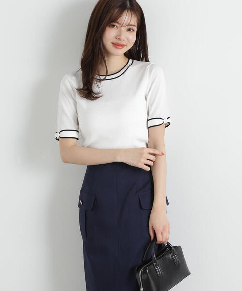 PROPORTION BODY DRESSING（プロポーションボディドレッシング）の「ポケット付きナロースカート / 1215120405（スカート・レディース・ベージュ/ネイビー/ピンク・SMALL/MEDIUM）」の22枚目の写真