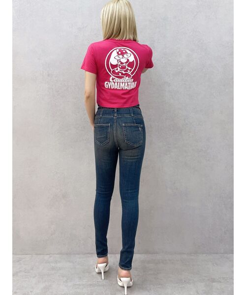 GYDA（ジェイダ）の「ハイウエストフロントZIPベルトデザイン