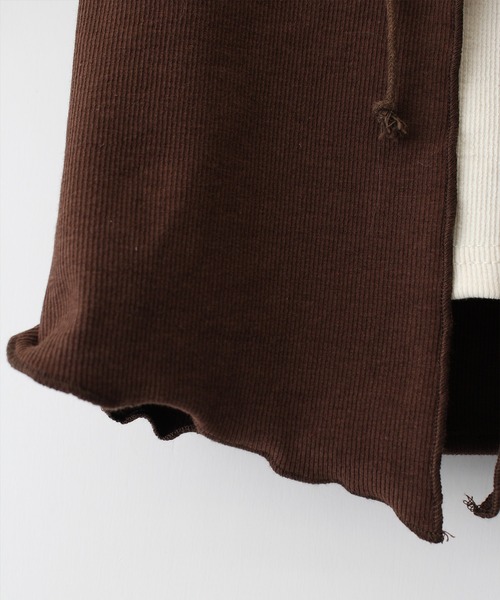 SpRay（スプレイ）の「レ－スアップフェイクレイヤ－ドトップス（Tシャツ/カットソー・レディース・ベージュ/ブラウン/アイボリー/ブラック/ボルドー/ダークカーキ/レッド系その他・FREE）」の19枚目の写真