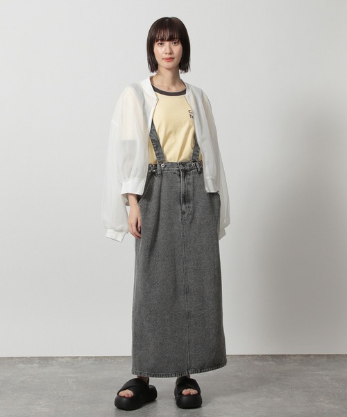 LAKOLE（ラコレ）の「リンガーロゴTEE / 324529（Tシャツ/カットソー・レディース・ブルー/オートミール/イエロー/チャコール・FREE）」の17枚目の写真