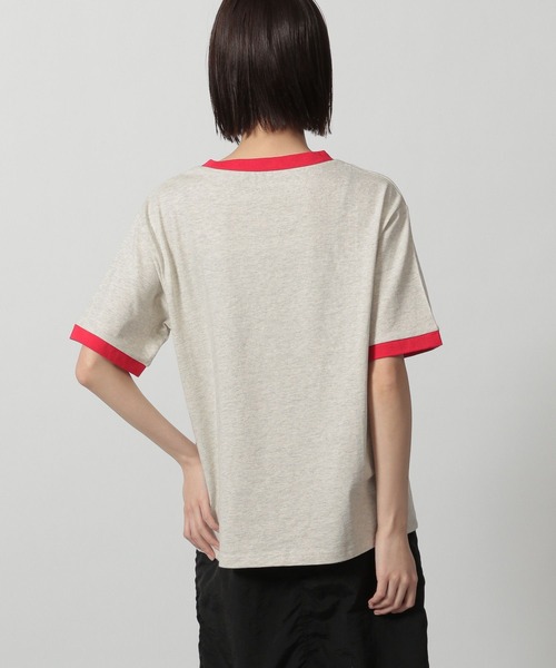 LAKOLE（ラコレ）の「リンガーロゴTEE / 324529（Tシャツ/カットソー・レディース・ブルー/オートミール/イエロー/チャコール・FREE）」の20枚目の写真