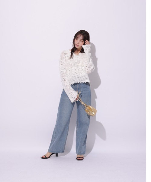 ニット/セーター Rirandture Rirandture（リランドチュール）の「衿付き長袖ニット（ニット