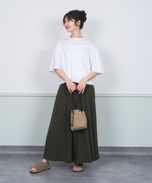 marco masi(マルコマージ)の「【MARCO MASI/マルコ・マージ】巾着 ミニショルダーバッグ バケツバッグ かごバッグ ラフィア(かごバッグ・レディース・ベージュ×ブラック・FREE)」の16枚目の写真