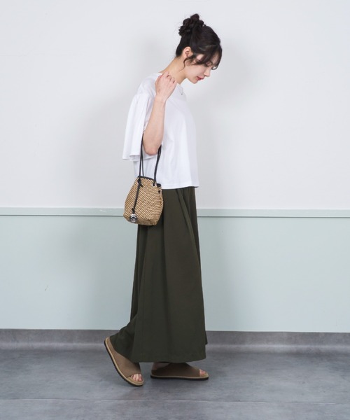 marco masi(マルコマージ)の「【MARCO MASI/マルコ・マージ】巾着 ミニショルダーバッグ バケツバッグ かごバッグ ラフィア(かごバッグ・レディース・ベージュ×ブラック・FREE)」の15枚目の写真