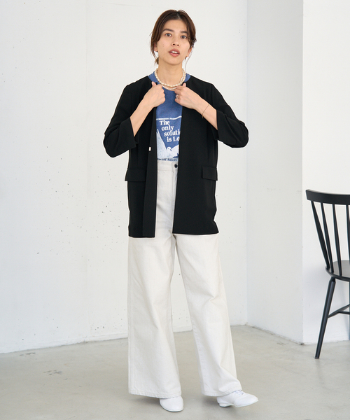 IENA（イエナ）の「Modern カーディガンジャケット（ノーカラー