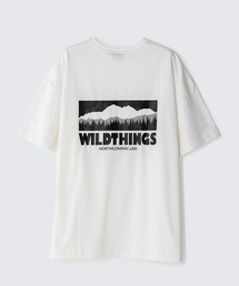 WILD THINGS(ChVOX)BACK LOGO TEE obN S TVc(TVc/Jbg\[)