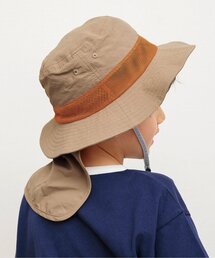 BREEZE | 【保冷剤収納可・日よけ付き】アウトドアハット_UVカット_撥水加工(ハット)