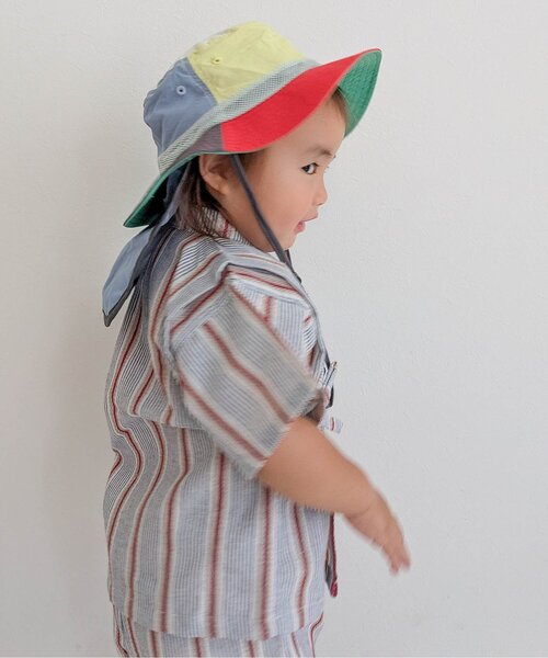 BREEZE（ブリーズ）の「【保冷剤収納可・日よけ付き】アウトドアハット_UVカット_撥水加工（ハット・キッズ・その他12/ベージュ/インディゴブルー/ラベンダー/その他11・50/52/54/56/58）」の18枚目の写真